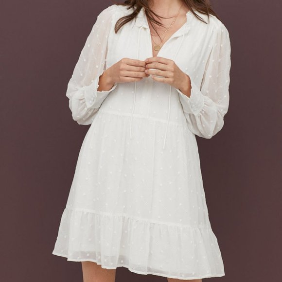 NWT Eyelet Embroidered Dress - Picture 1 of 6